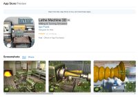 Lathe simulator app