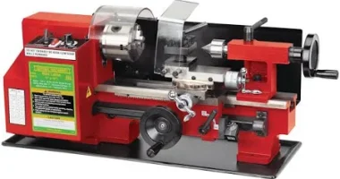 CENTRAL MACHINERY 7 in. x 10 in. Precision Benchtop Mini Lathe